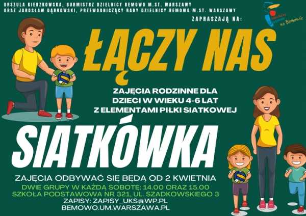  Łączy nas siatkówka – zajęcia rodzinne