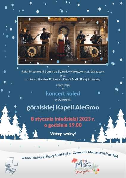  Koncert kolęd góralskiej Kapeli AleGroo