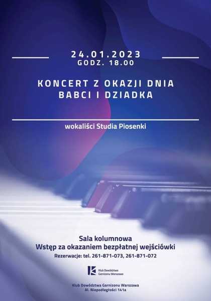  Koncert z okazji Dnia Babci i Dziadka