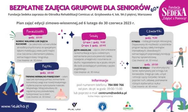  Bezpłatne zajęcia dla Seniorów 60+ | Taniec w kręgu