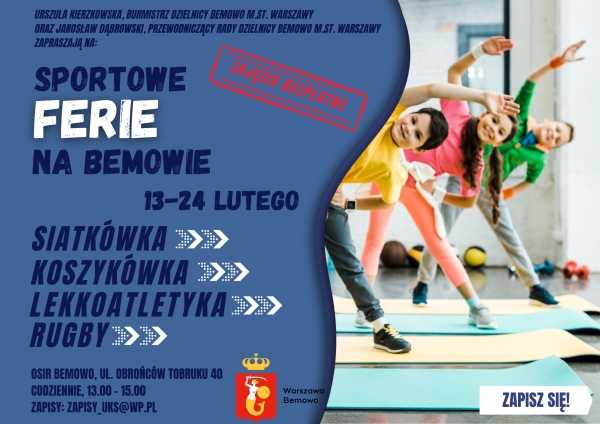  Sportowe Ferie na Bemowie