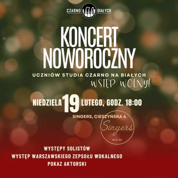  Koncert Noworoczny uczniów studia Czarno na Białych