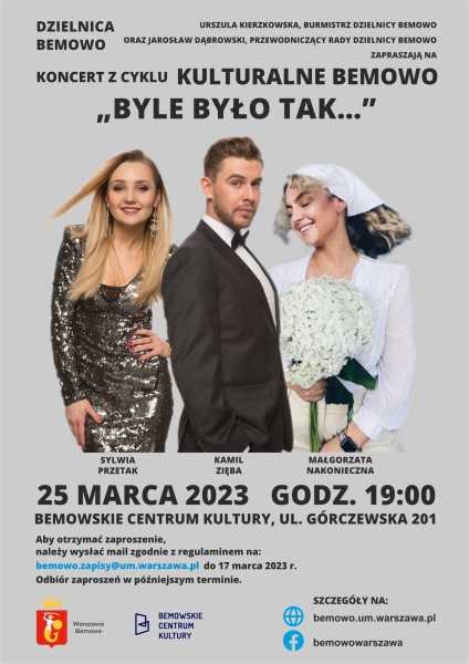  Koncert z cyklu Kulturalne Bemowo „Byle było tak…”