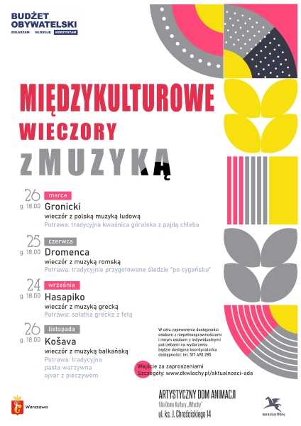  Międzykulturowe Wieczory z Muzyką | Gronicki – wieczór z polską muzyką ludową