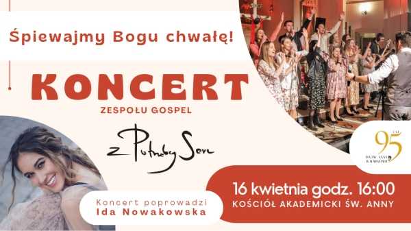  „Śpiewajmy Bogu chwałę!” – koncert zespołu gospel Z Potrzeby Serc