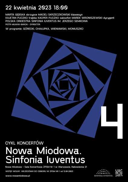  Nowa Miodowa. Sinfonia Iuventus