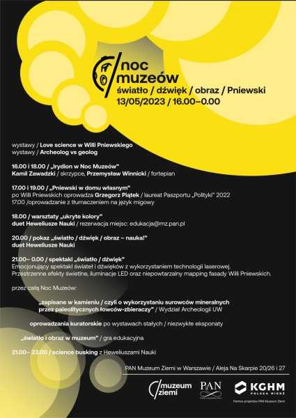  NOC MUZEÓW W MUZEUM ZIEMI