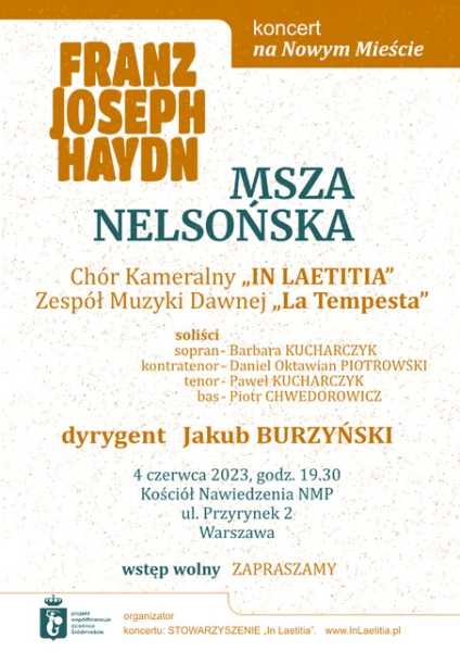  Koncert: Franz Joseph Haydn – Msza Nelsońska