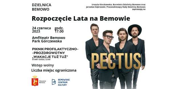  Rozpoczęcie Lata na Bemowie – koncert zespołu Pectus