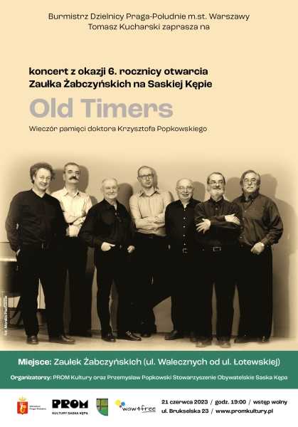  Old Timers – koncert w Zaułku Żabczyńskich