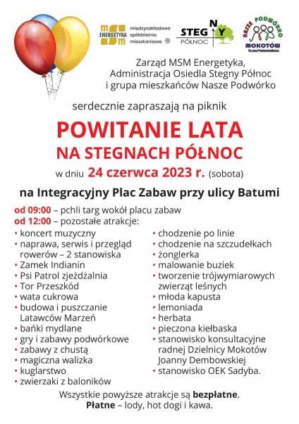  Powitanie Lata na Stegnach Północ