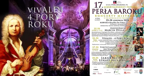  VIVALDI – 4 PORY ROKU! Drugi koncert 17. Festiwalu Perła Baroku w Kobyłce