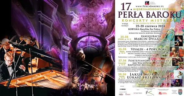  ARCYDZIEŁA MUZYKI FORTEPIANOWEJ | 17. Festiwal Perła Baroku w Kobyłce