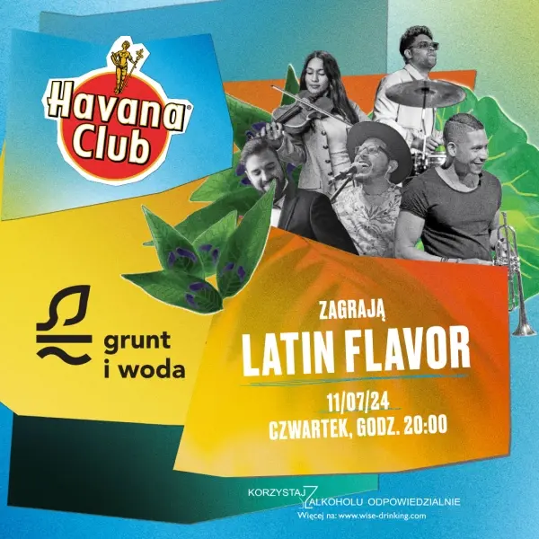  KONCERT LATIN FLAVOR W GRUNT I WODA NAD WISŁĄ