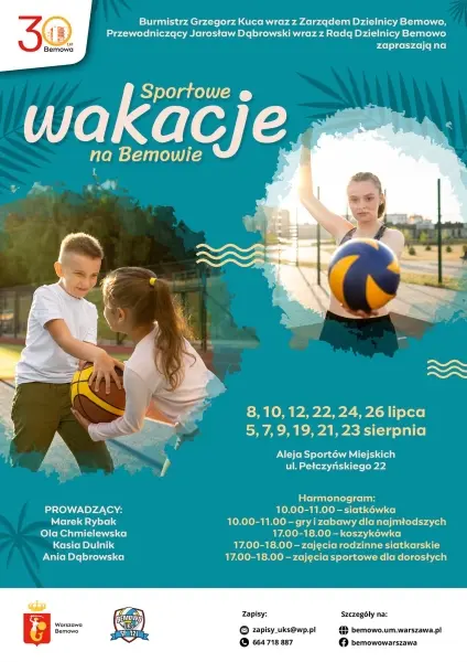  Sportowe wakacje na Bemowie