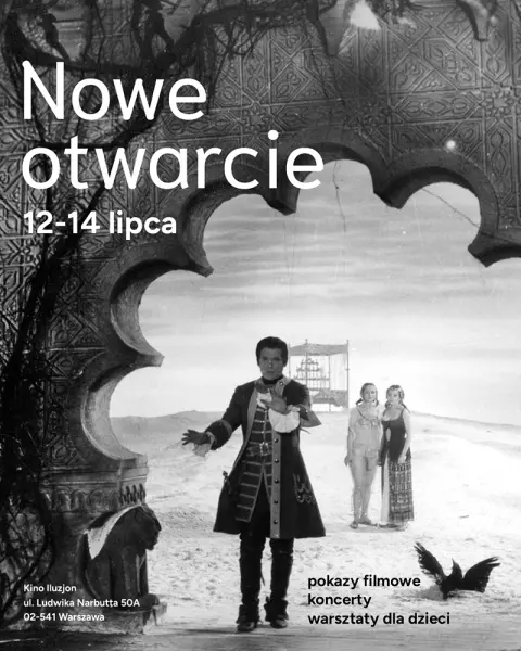  „Nowe otwarcie” – autorski przegląd Tomasza Kolankiewicza | Pokazy filmów, koncerty, warsztaty dla dzieci