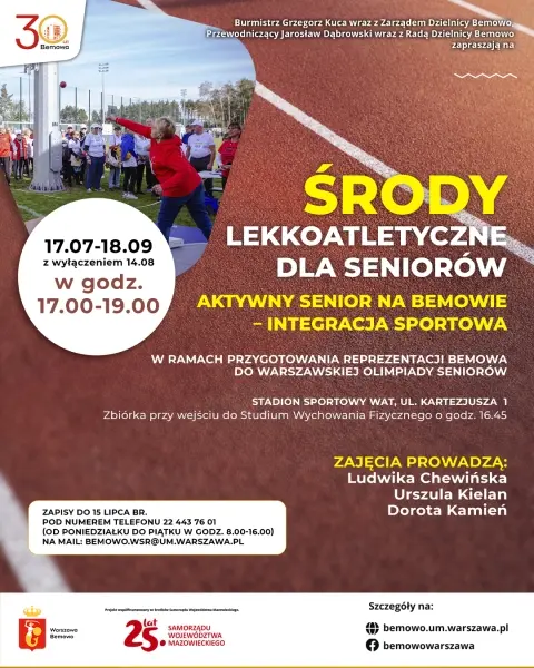  Środy lekkoatletyczne dla seniorów