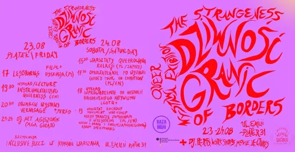  Dziwność granic- Queer vernissage+ dj set+ lesbian movie+ lectures+ workshops