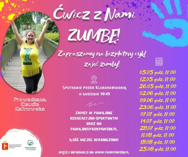  Ćwicz z Nami Zumbę | Cykl zajęć zumby na świeżym powietrzu