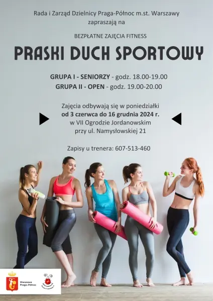  Praski duch sportowy – bezpłatne zajęcia fitness