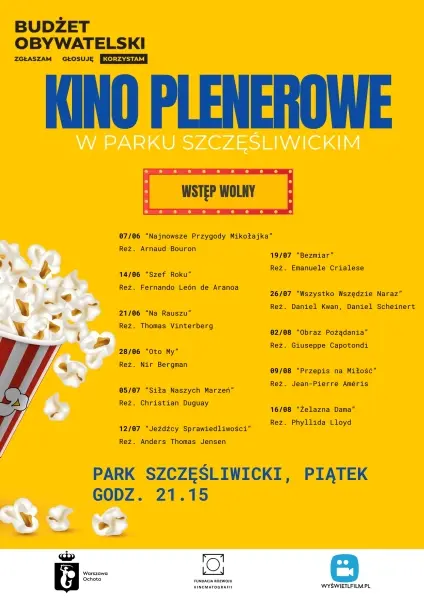  Kino plenerowe w Parku Szczęśliwickim | Żelazna Dama