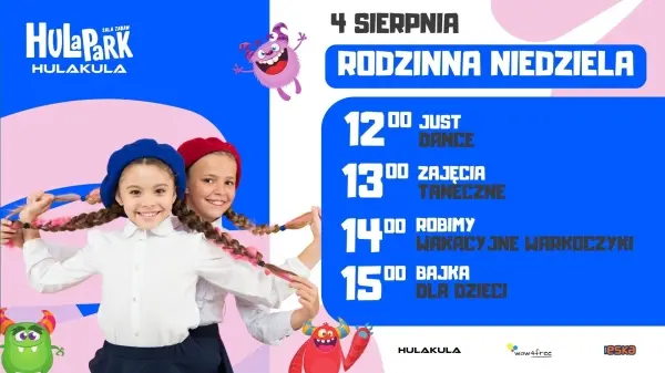  RODZINNA NIEDZIELA | BEZPŁATNE ATRAKCJE DLA DZIECI