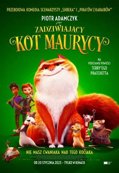 Zadziwiający kot Maurycy – film dla dzieci (7+)