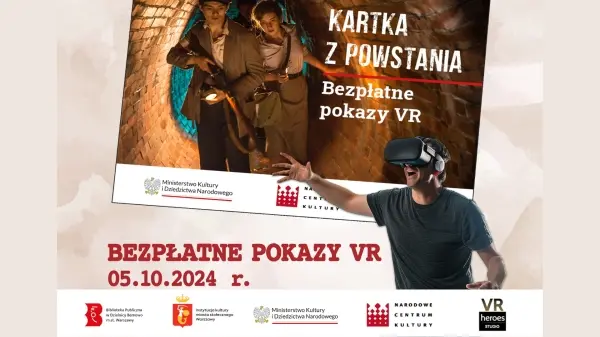  „Kartka z Powstania” bezpłatne pozkazy filmu VR