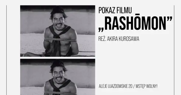  Pokaz filmu âRashĹmon” reĹź. Akira Kurosawa | KANON FILMOWEJ KLASYKI