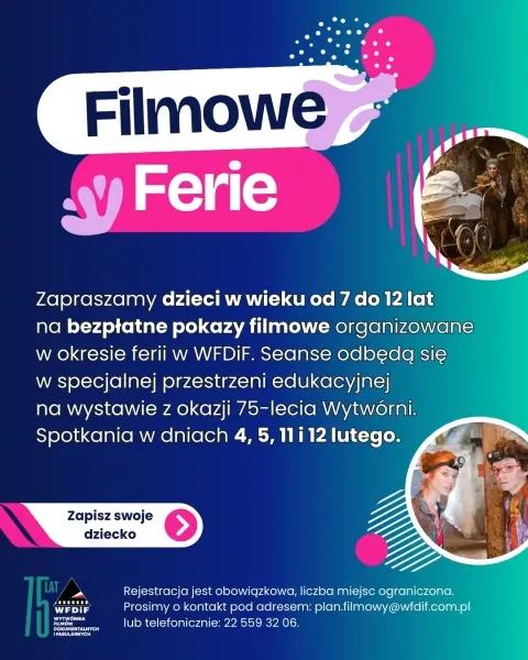  FILMOWE FERIE w WFDiF | DzieĹ czekolady