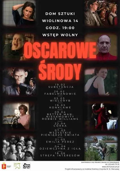  Oscarowe Ĺrody w Kinie Domu Sztuki – Substancja