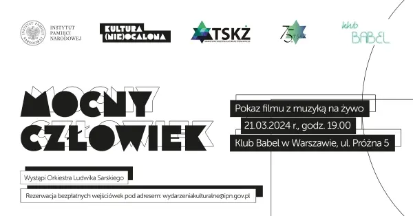  pokaz filmu niemego z muzykÄ na Ĺźywo Orkiestry Ludwika Sarskiego